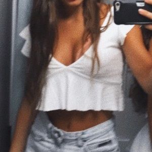 zaful white top